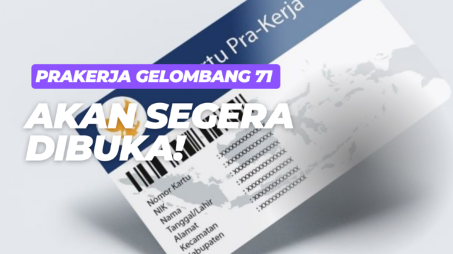 Prakerja Gelombang 71