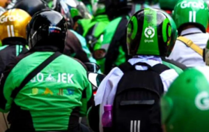 Ilustrasi. Driver ojol atau ojek online se-Jabodetabek berdemonstrasi membawa 2 tuntutan, Kamis 29 Agustus 2024.