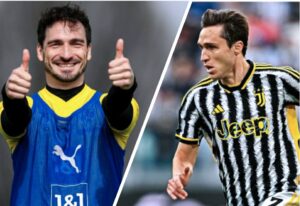Federico Chiesa dan Mats Hummels