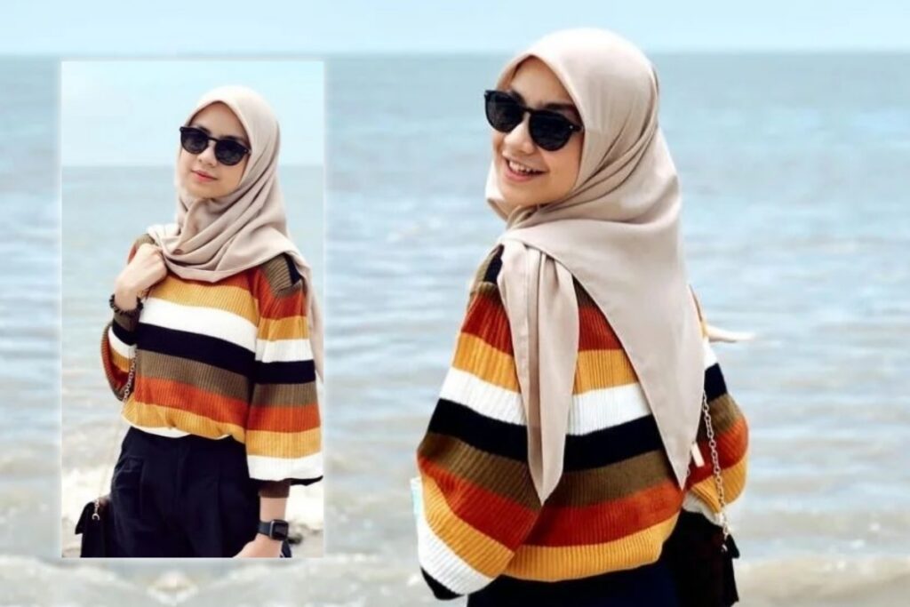 Gaya hijab remaja yang cocok saat berlibur, membuat liburan asyik pakai hijab.