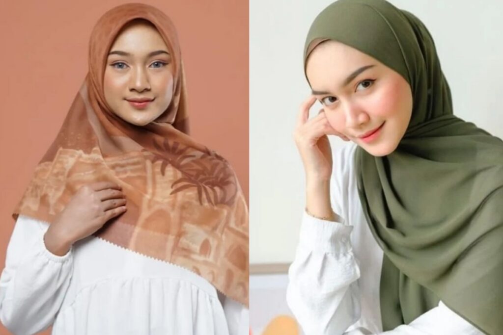 Tips memilih hijab untuk remaja yang disesuaikan dengan bentuk wajah.
