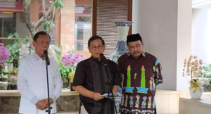 Pasangan bakal calon Gubernur dan Wakil Gubernur Jakarta Pramono Anung dan Rano Karno saat sowan kepada mantan Gubernur DKI Jakarta Sutiyoso, Kamis 5 September 2024.